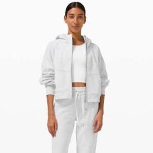Lululemon cropped scuba full zip